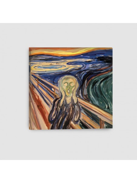 Urlo di Munch - Quadro su Tela - Quadrato