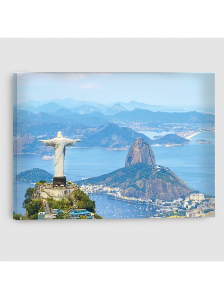 Cristo Redentore, Rio de Janeiro, Brasile - Quadro su Tela -