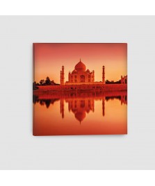 Taj Mahal, Agra, India - Quadro su Tela - Quadrato