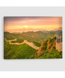 Pechino, Muraglia Cinese - Quadro su tela - Rettangolare