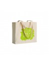 SHOPPER IN COTONE CON SOFFIETTO