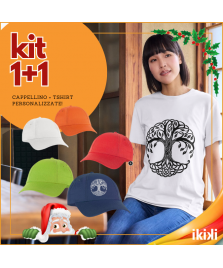 Kit T-shirt e Cappellino Personalizzati - Perfetti per Event