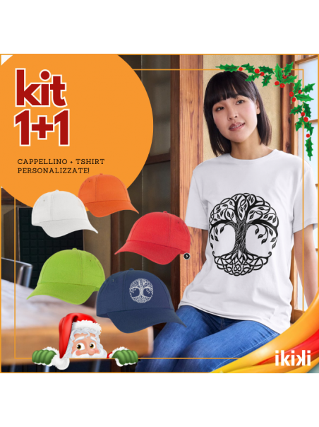 Kit T-shirt e Cappellino Personalizzati - Perfetti per Event